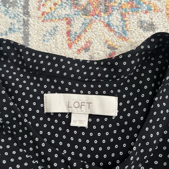 Loft silky dot print sleeveless top - Picture 4 of 5